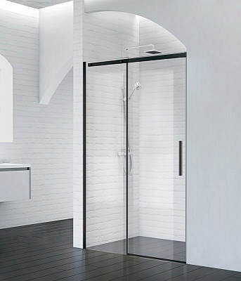 Душевая дверь BelBagno ACQUA-BF-1-140-C-NERO