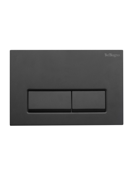 Кнопка смыва BELBAGNO BB-15R-NERO.M, черный матовый — фото 2