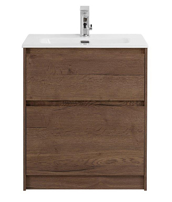 Тумба с раковиной напольная BelBagno KRAFT 39 60 Rovere Tabacco, раковина белая