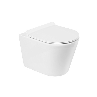 Унитаз подвесной безободковый BelBagno FLAY-R BB053CHR