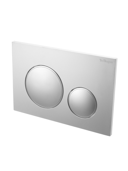 Кнопка смыва BELBAGNO BB-17C-IN, Сатин — фото 3