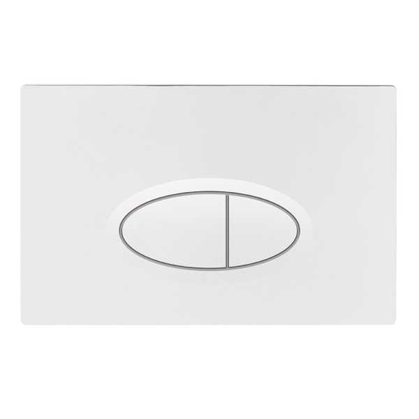 Кнопка смыва BelBagno BB052BL, белая глянцевая