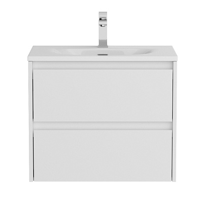Тумба с раковиной подвесная BelBagno KRAFT 39 70 Bianco Opaco, раковина белая BB-8099-3-70