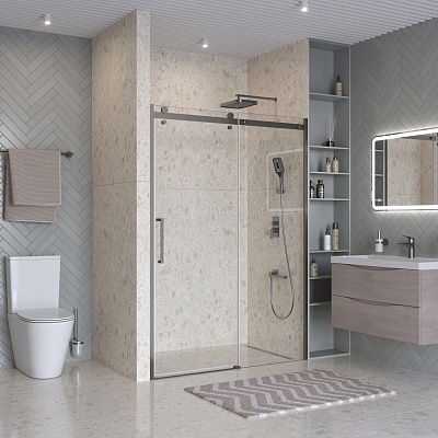 Душевая дверь BelBagno MARINO-2-BF-1-140-C-GM
