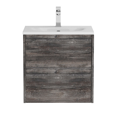 Тумба с раковиной подвесная BelBagno KRAFT 39 50 Pino Pasadena, раковина белая BB-8099-3-50