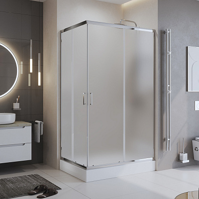 Душевой уголок BelBagno UNO-195-AH-2-120/90-P-Cr