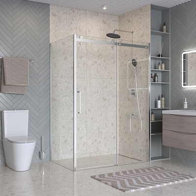 Душевой уголок BelBagno MARINO-2-AH-1-140/90-C-Cr