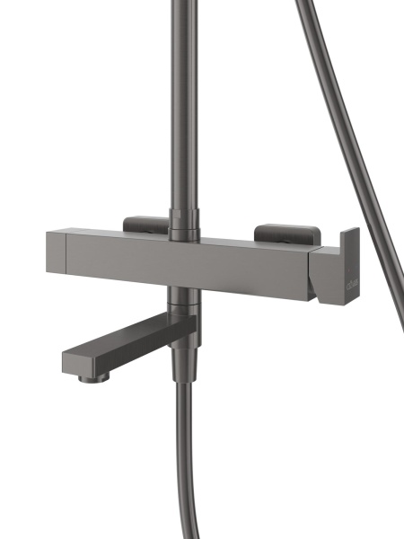 Душевая стойка со смесителем и изливом CEZARES SLIDER-CVD-GM