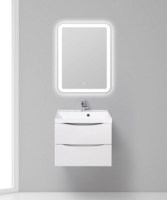 Тумба с раковиной подвесная BelBagno MARINO 60 Bianco Opaco, раковина белая