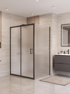 Душевой уголок BelBagno UNO-195-AH-1-120/90-P-NERO