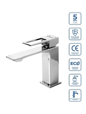 Смеситель для раковины BelBagno LUCE LUC-LVM-CRM