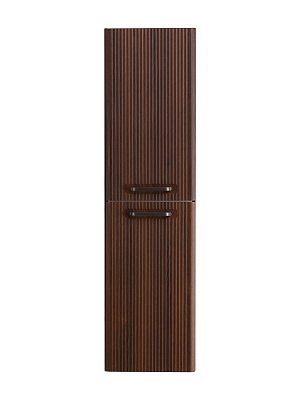 Шкаф подвесной BelBagno DUE-1500-2A-SC-NOCE-P, ручки - Матовый тёмный никель