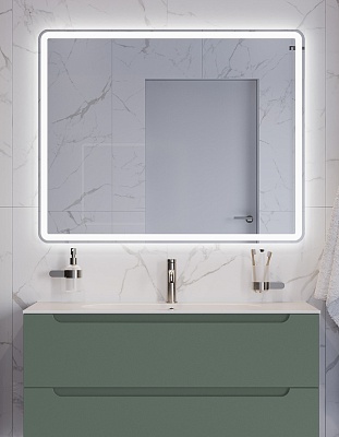 Зеркало BelBagno SPC-MAR-1000-800-LED-BTN