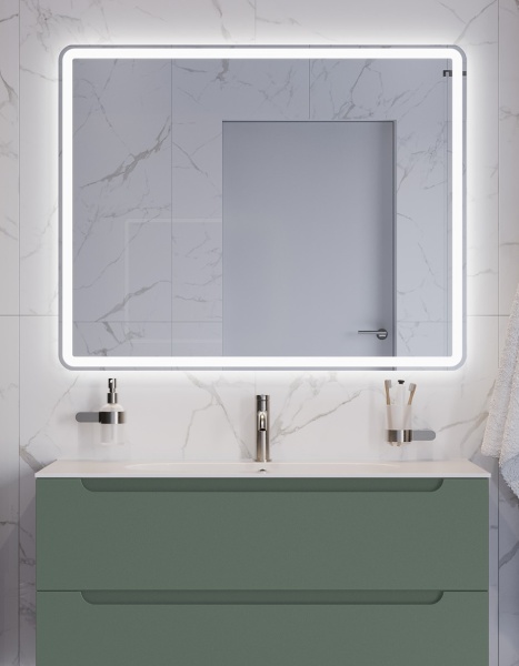 Зеркало BelBagno SPC-MAR-1000-800-LED-BTN
