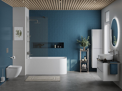 Акриловая ванна BelBagno BB712-1700-730-L