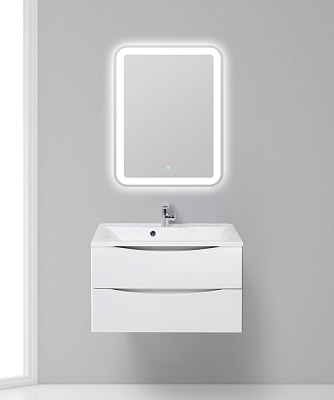 Тумба с раковиной подвесная BelBagno MARINO 80 Bianco Opaco, раковина белая