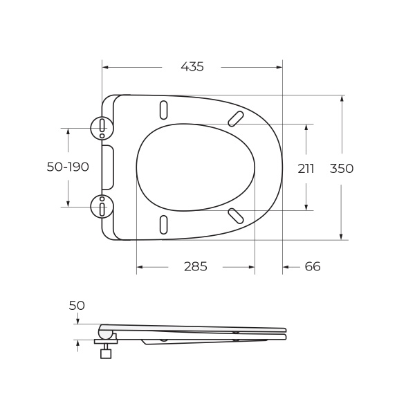 Крышка-сиденье BelBagno BB045/051SC