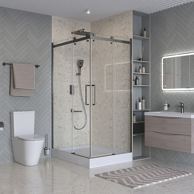 Душевой уголок BelBagno MARINO-2-AH-2-120/90-C-GM