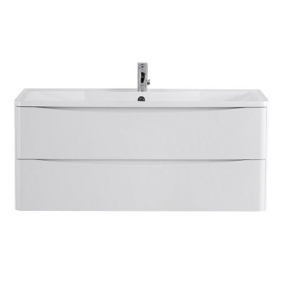 Тумба с раковиной подвесная BelBagno ACQUA 120 Bianco Lucido, раковина белая