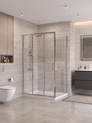 Душевой уголок BelBagno UNO-195-AHF-31-120/90-C-Cr
