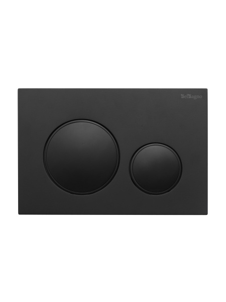 BELBAGNO Кнопка смыва BELBAGNO BB-17C-NERO.M, черный матовый