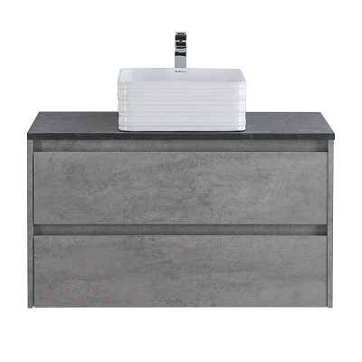 Тумба со столешницей подвесная BelBagno KRAFT 80 Cemento Grigio