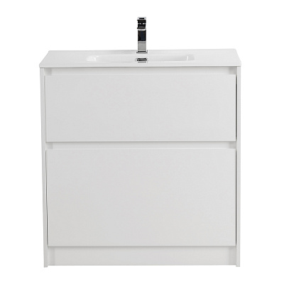 Тумба с раковиной напольная BelBagno KRAFT 39 80 Bianco Opaco, раковина белая