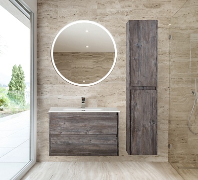 Шкаф подвесной BelBagno KRAFT-1600-2A-SC-PP-R Pino Pasadena, правый