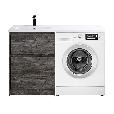 Тумба с раковиной напольная BelBagno KRAFT-LVD-58/120-L Pino Pasadena, раковина белая