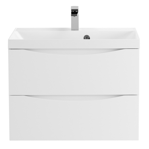 Тумба с раковиной подвесная BelBagno MARINO 60 Bianco Lucido, раковина белая