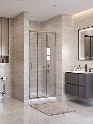 Душевая дверь BelBagno UNO-195-BF-3-80-C-Cr