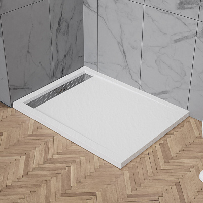 Акриловый поддон BelBagno TRAY-BB-DUE-AH-120/90-4-W0