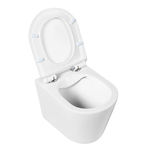 Унитаз подвесной безободковый BelBagno FLAY-R BB053CHR