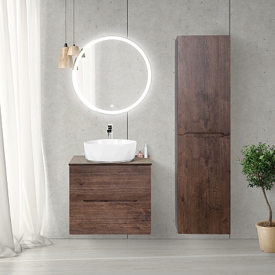 Тумба со столешницей подвесная BelBagno ETNA 60 Rovere Moro