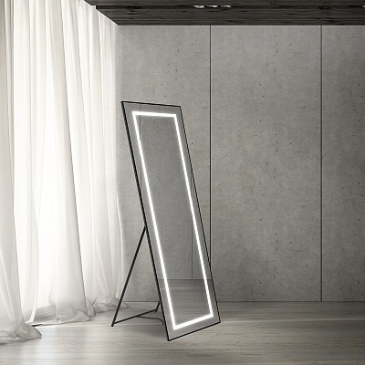 Зеркало напольное BelBagno SPC-KRAFT-555-1700-TCH-PIA-NERO