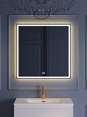 Зеркало BelBagno SPC-GRT-800-800-LED-3000K-TCH-WARM