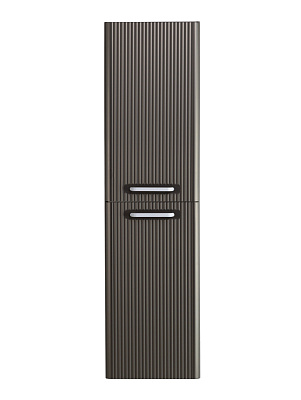 Шкаф подвесной BelBagno DUE-1500-2A-SC-GM-P Оружейная сталь, ручки белые