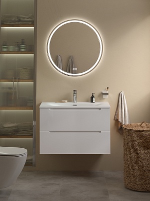 Тумба с раковиной подвесная BelBagno ETNA 90 Bianco Opaco, раковина белая BB-8099-90