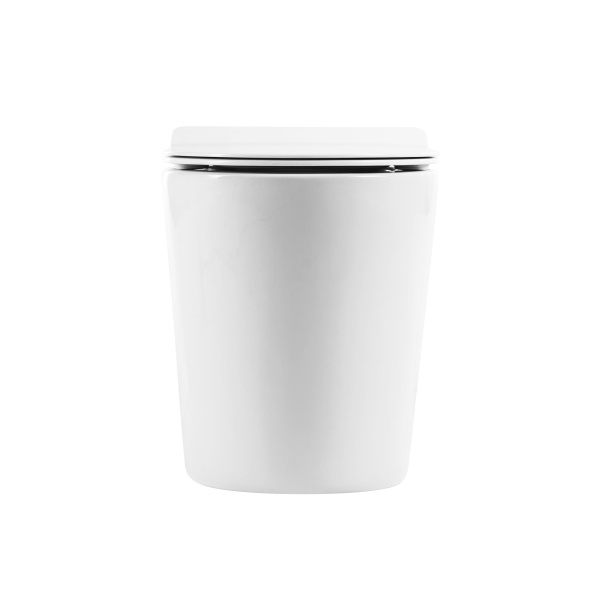 Унитаз приставной безободковый BelBagno FLAY-R BB1003CBR с сиденьем BB2111SC
