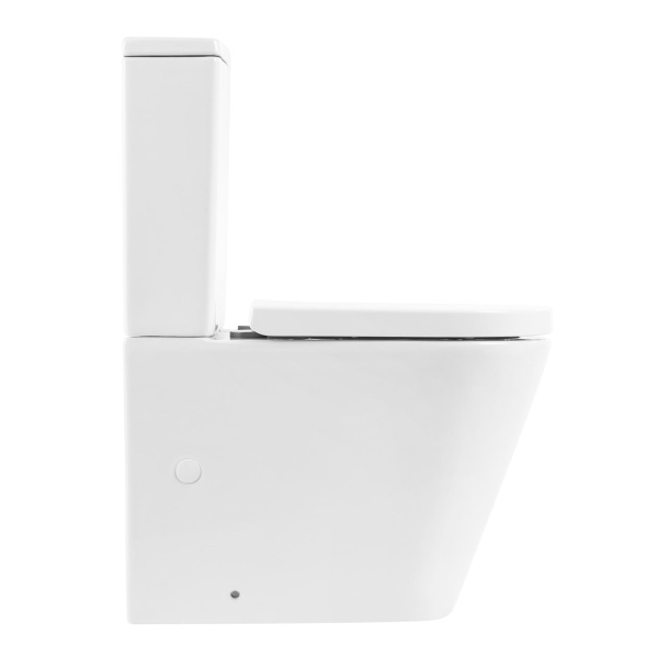 Унитаз-компакт безободковый BelBagno FLAY-R BB2149CPR с сиденьем BB2111SC