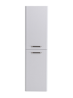 Шкаф подвесной BelBagno DUE-1500-2A-SC-BM-P Белый металлик, ручки - Матовый атласный никель