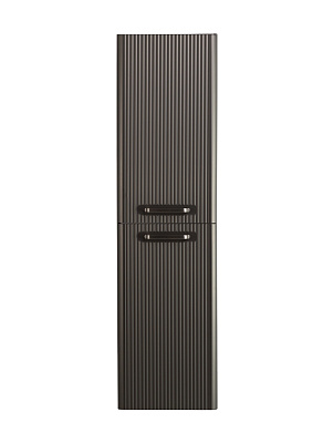Шкаф подвесной BelBagno DUE-1500-2A-SC-GM-P Оружейная сталь, ручки - Матовый атласный никель