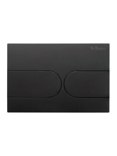 Кнопка смыва BELBAGNO BB-11-NERO.M, черный матовый — фото 2
