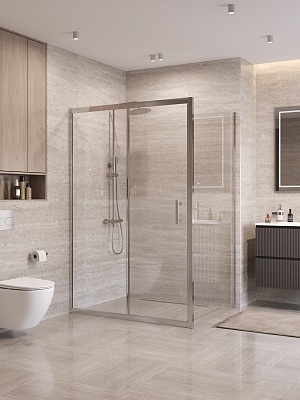 Душевой уголок BelBagno UNO-195-AH-1-110/100-C-Cr