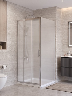 Душевой уголок BelBagno UNO-195-AF-31-90-P-Cr