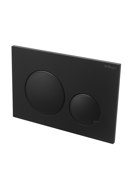 Кнопка смыва BELBAGNO BB-17C-NERO.M, черный матовый — фото 4
