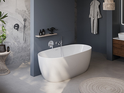 Акриловая ванна BelBagno BB415-1700-800