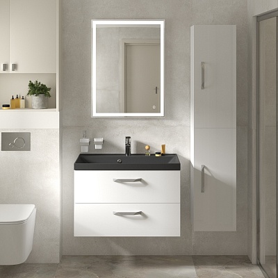 Шкаф подвесной BelBagno AURORA-1600-2A-SC-BO-P-R Bianco Opaco, правосторонний