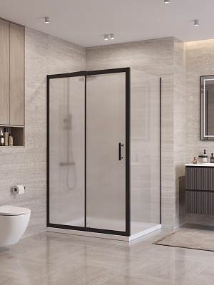 Душевой уголок BelBagno UNO-195-AH-1-120/90-P-NERO