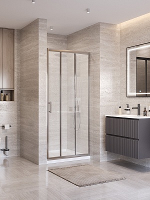 Душевая дверь BelBagno UNO-195-BF-3-100-P-Cr